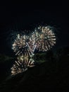 fireworks water reflection