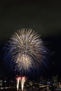 Fireworks at Yokohama, Kanagawa Royalty Free Stock Photo