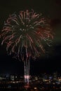 Fireworks at Yokohama, Kanagawa Royalty Free Stock Photo