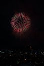 Fireworks at Yokohama, Kanagawa Royalty Free Stock Photo