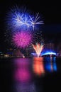 Fireworks during Youth Olympic Games 2010 Closing