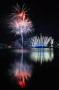 Fireworks during Youth Olympic Games 2010 Closing
