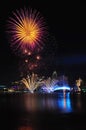 Fireworks during Youth Olympic Games 2010 Closing