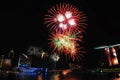 Fireworks during Youth Olympic Games 2010 Opening