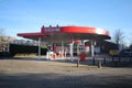 Firezone petrol gas station firestone in the city of Gouda in the Netherlands.