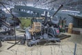 German anti aircraft gun battery