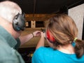 Firing Range Instruction Royalty Free Stock Photo