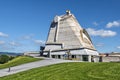 Church Saint Pierre is the largest site Le Corbusier in Europe. Saint Etienne metropole Royalty Free Stock Photo