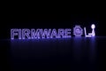 FIRMWARE neon concept self illumination background