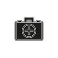 First aid bag icon - medical box - emergency icon - health care Royalty Free Stock Photo