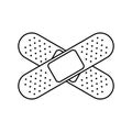 First Aid Bandage Vector