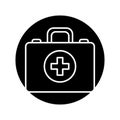 First aid box color line icon. First aid. Royalty Free Stock Photo