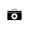 First aid box solid icon Royalty Free Stock Photo