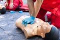 First aid. CPR. Royalty Free Stock Photo