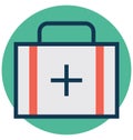 First aid, first aid box Isolated Vector Icon that can easily Modify or edit First aid, first aid box Isolated Vector Icon that c Royalty Free Stock Photo