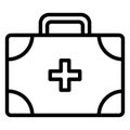 First Aid Isolated Vector icon which can be easily modified or edit Royalty Free Stock Photo