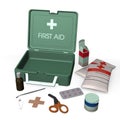 First aid kit box Royalty Free Stock Photo