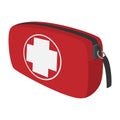 First aid kit cartoon icon