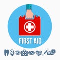 First aid kit concept Royalty Free Stock Photo