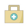 First aid kit icon, colorful design Royalty Free Stock Photo