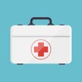 First aid kit icon. Healthcare, hospital and medical diagnostics concept. Medicine chest sign