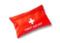 First Aid Kit isolated on white Royalty Free Stock Photo