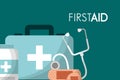 First aid kit medical health