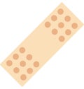 first aid plaster, band aid, Isolated Vector icon that can be easily modified or edit