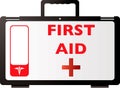 First aid red
