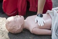 First aid training Royalty Free Stock Photo