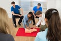 First aid training Royalty Free Stock Photo