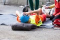 First aid after workplace accident