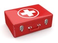 First aids. Medical Kit. 3d Royalty Free Stock Photo