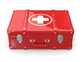 First aids. Medical Kit. 3d Royalty Free Stock Photo