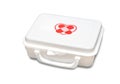 First aids. Medical Kit on white
