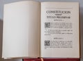 Spanish constitution Book Royalty Free Stock Photo