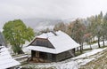 First autumn sudden snow