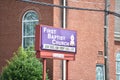 First Baptist Church Sign, Coldwater, MS