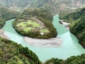 The first bay of Nujiang River Royalty Free Stock Photo