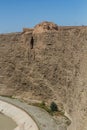 First Beacon Tower of the Great Wall above Taolai River near Jiayuguan, Gansu Province, Chi