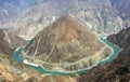 The First Bend of the Yangtze River Royalty Free Stock Photo