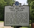 First Bird Dog Field Trials Marker, Grand Junction, TN