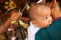 First birthday ( Oton ) on bali island, indonesia Royalty Free Stock Photo