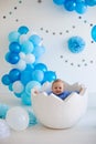 First birthday party for boy Royalty Free Stock Photo