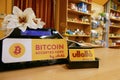 First bitcoin accepting store in town Turin Italy