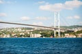 First Bosphorus Bridge in Istanbul Royalty Free Stock Photo