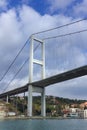 First Bosphorus Bridge, Istanbul, Turkey Royalty Free Stock Photo