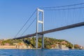 First Bosphorus bridge Royalty Free Stock Photo
