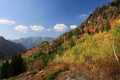 First breath of Autumn in the mountains Royalty Free Stock Photo