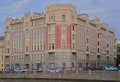 First building of House of Petty-bourgeois society on Fontanka River Embankment in Saint Petersburg, Russia